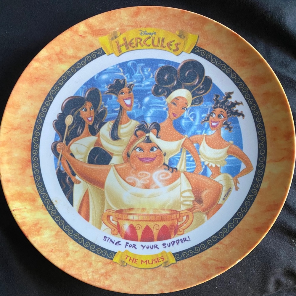 Disney’s Hercules plate from McDonald’s 1997